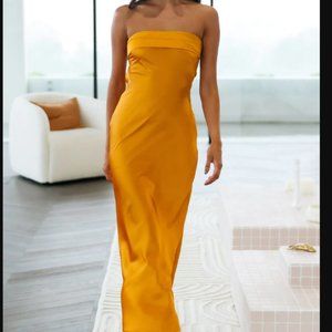 Coolness Calling Maxi Dress Golden